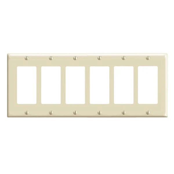 LEVITON BAQUELITA INTERRUPTOR  DECORA  6 GANG 8043