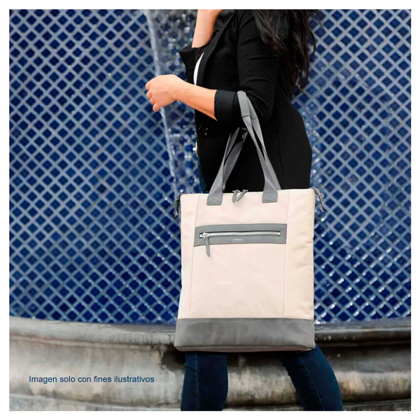TARGUS BOLSO 15” NEWPORT CREMA GRIS - Image 5