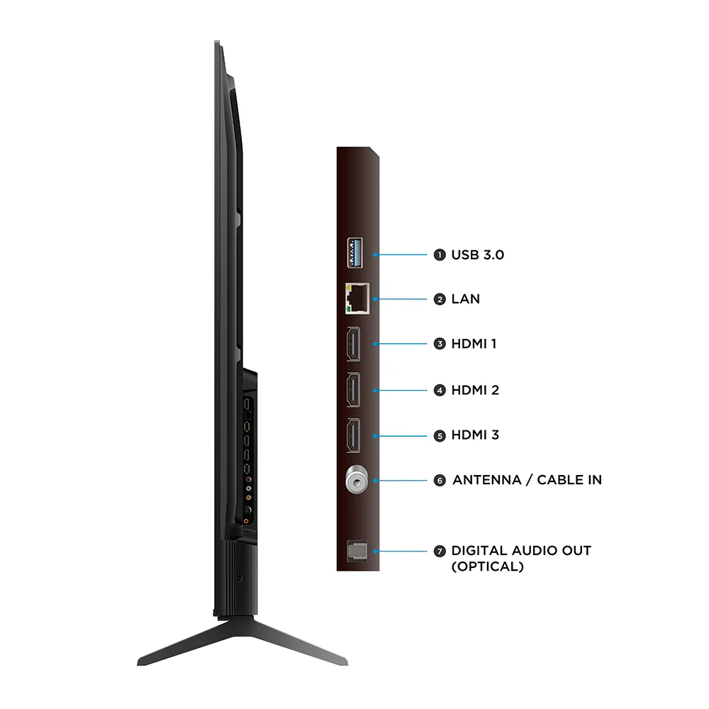 Televisor Smart LED 75" 75V6C 4K, Google TV TCL - Image 4