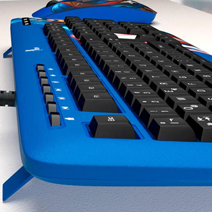 XTECH MARVEL CAPTAIN AMERICA TECLADO ALAMBRICO XTK-M401CA AZUL - Image 3