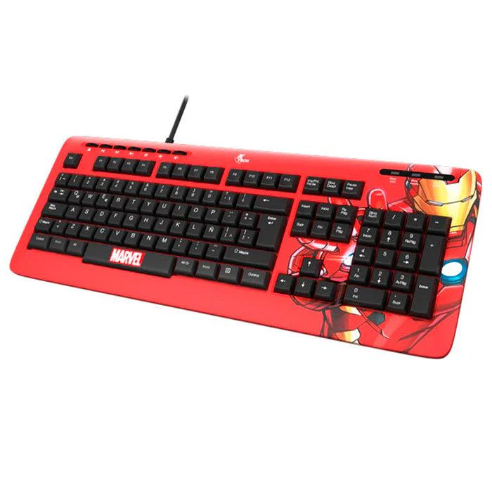 XTECH MARVEL IRON MAN TECLADO ALAMBRICO XTK-M401IM ROJO - Image 3