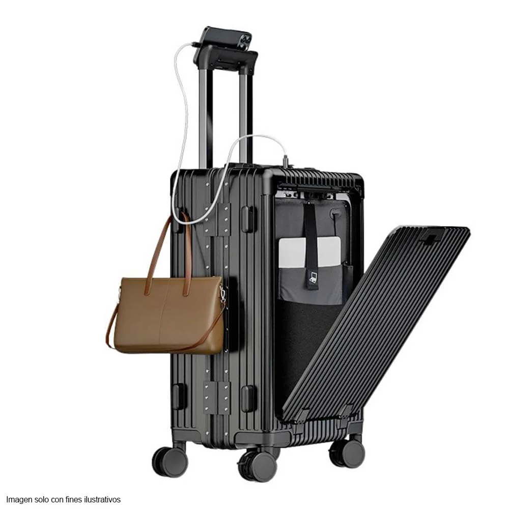 Tecnomaleta de viaje de 20" KNL-500 Klip en color negro - Image 2