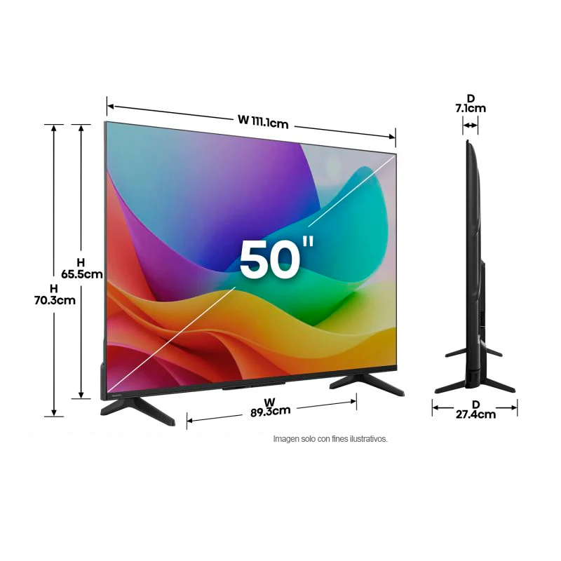 Televisor 40" QLED Smart | serie Q4 modelo 40Q4SV | Hisense - Image 3