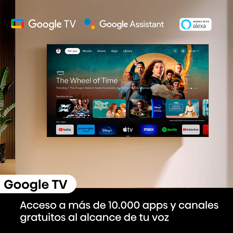 Televisor 65" QLED Smart | CANVAS TV, modelo 65S7N | Hisense - Image 3