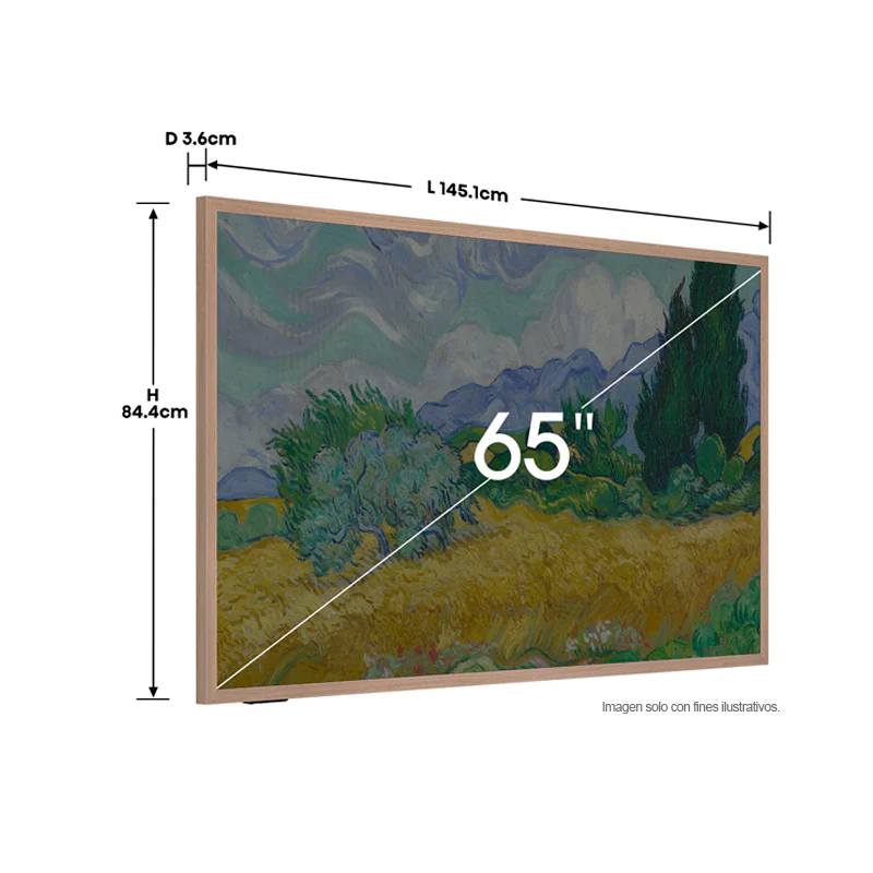Televisor 65" QLED Smart | CANVAS TV, modelo 65S7N | Hisense - Image 5