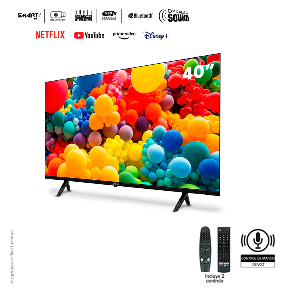 Televisor LED Smart 40" CLED-40DW2 Sankey - Image 2