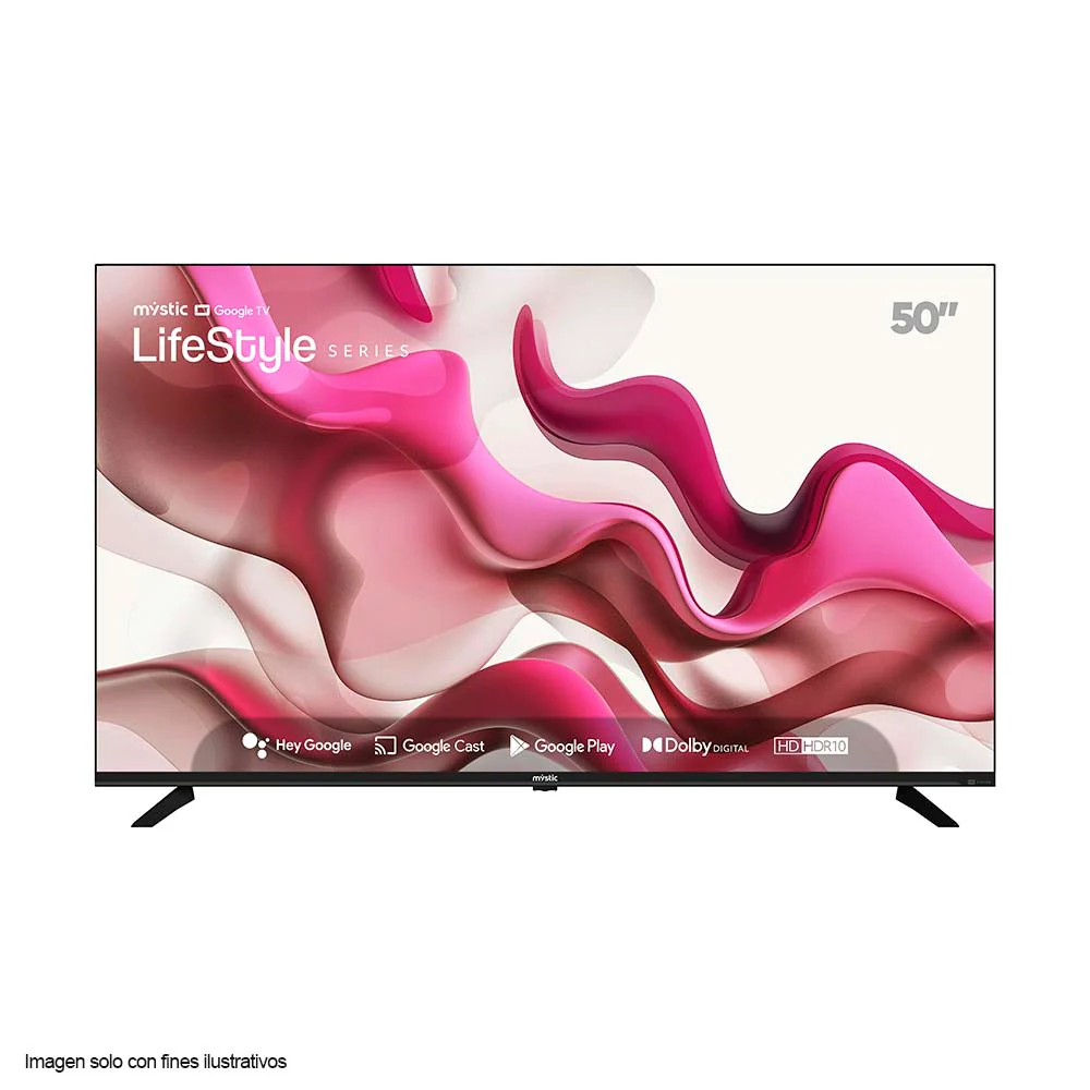 Televisor 50" LED MY-SG50109T Mystic, con asistente de voz Hey Google, 4K HDR10, Dolby Digital, Google Play Store y Bluetooth. - Image 2