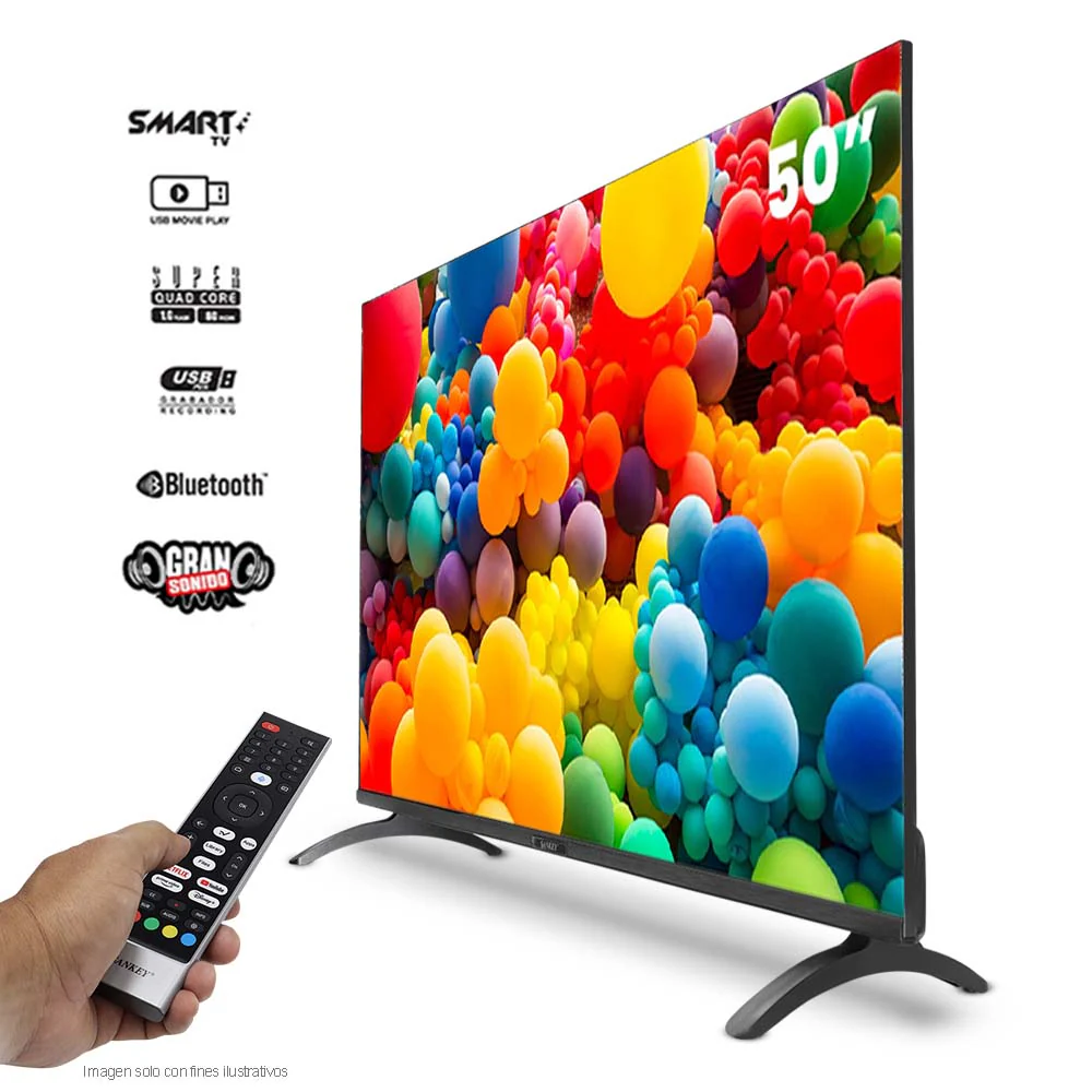 Televisor LED Smart 50" CLED-50SDL7 Sankey pantalla frameless FHD - Image 2