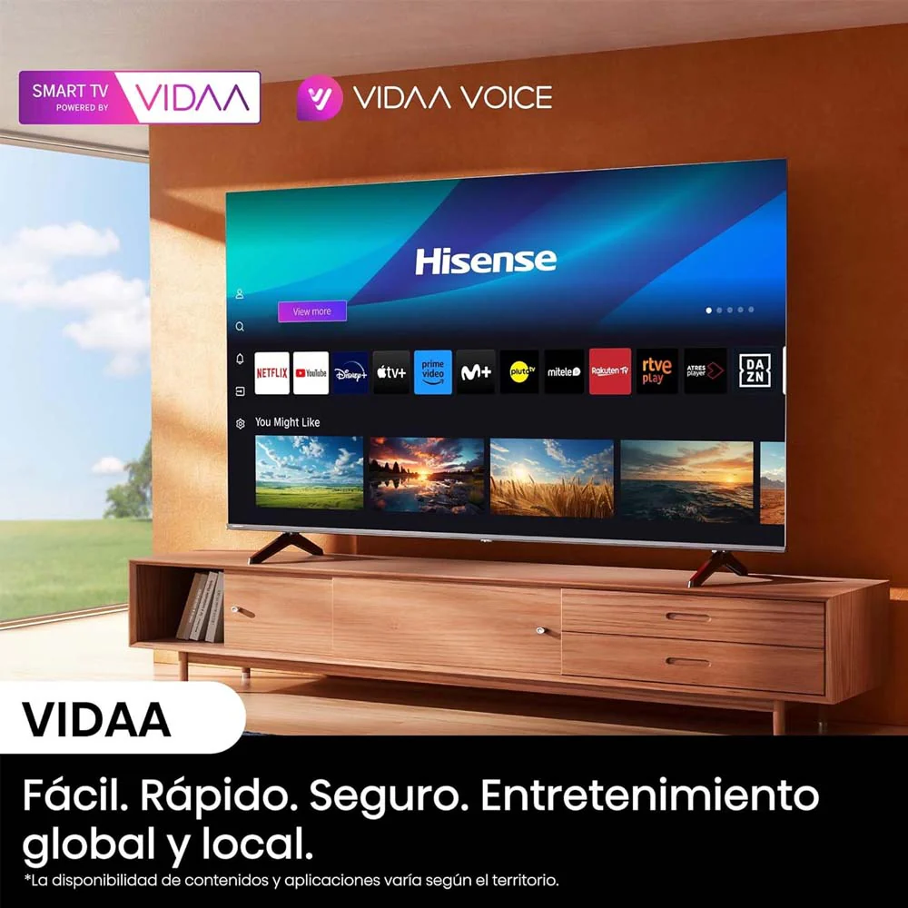 Televisor LED Smart UHD 55" 55A6NV, Hisense, 4K VIDAA - Image 3