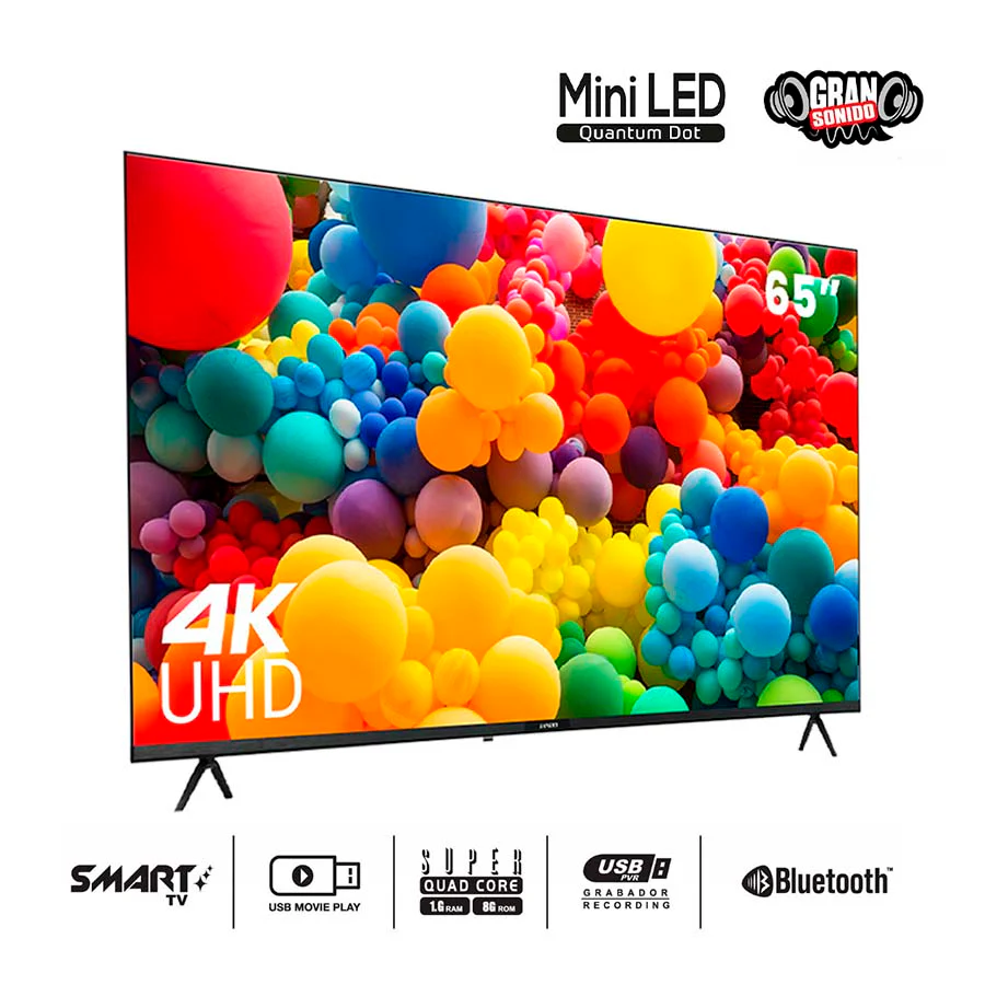 Televisor Mini LED Smart 65" 4K CLEDM65W77 Sankey - Image 2