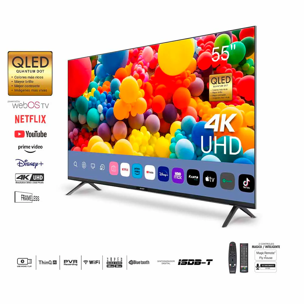 Televisor QLED Smart 55" CLED-55IW7 Sankey Ultra Slim - Image 2