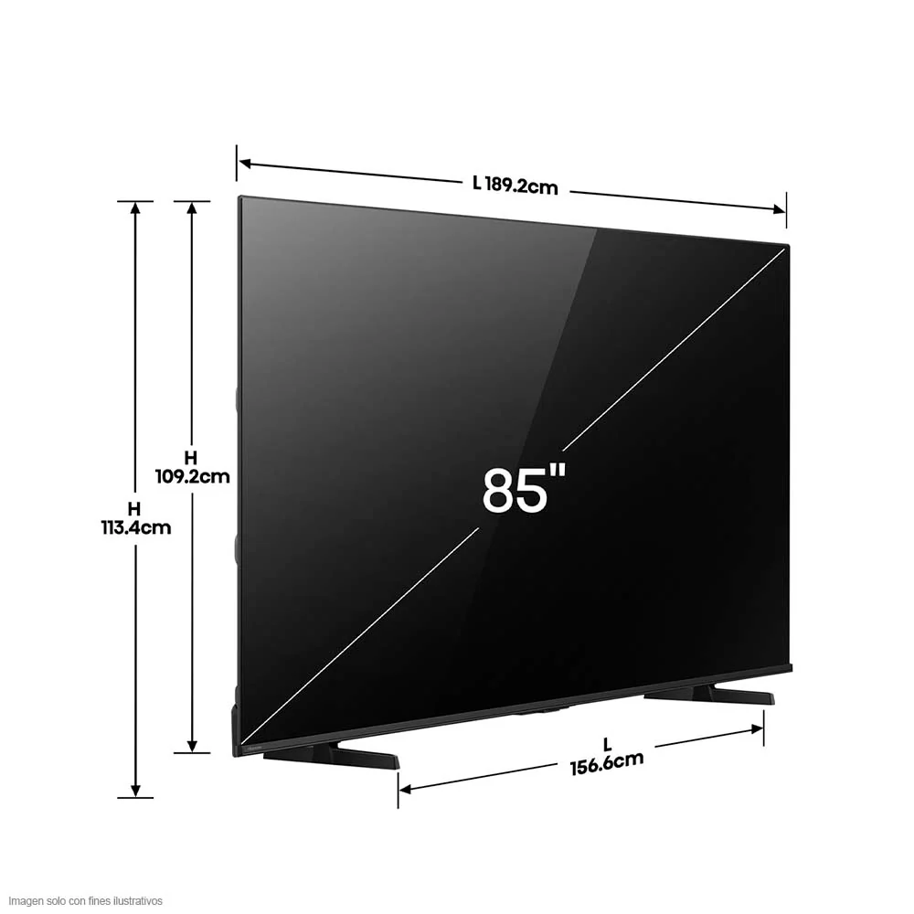 Televisor QLED Smart 85" 85Q6QV Hisense 4K AI - Image 3