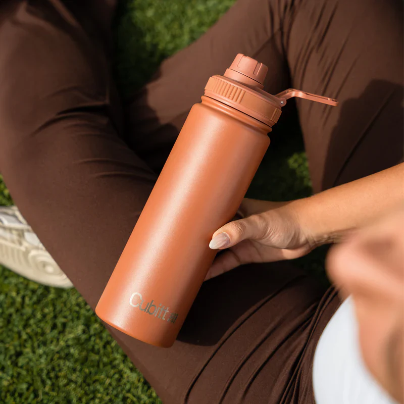 Termo para agua, 24 oz, CTHB24-9O, Cubitt, acero inoxidable, Terracota - Image 5