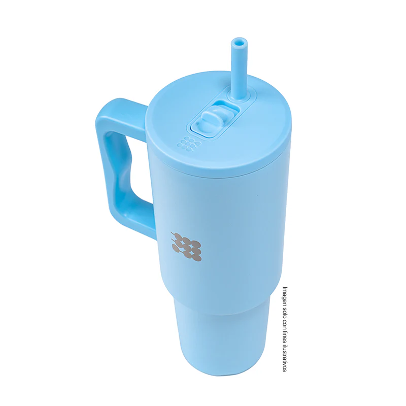 Termo para agua, 40 oz, CT-TUMB2, Cubitt, acero inoxidable, Azul claro - Image 2