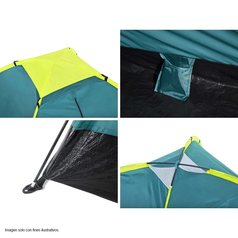 Tienda de acampar 68085 Bestway, tamaño 210cm x 210cm x 130cm - Image 3