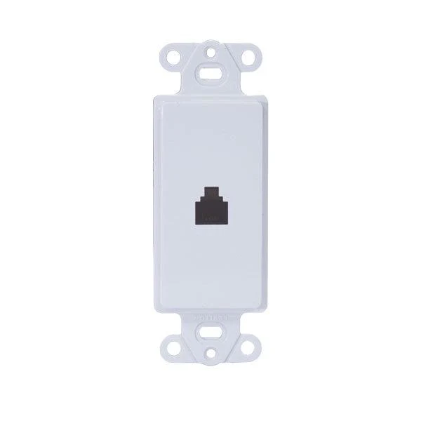 LEVITON TOMACORRIENTE SALIDA TELEFONO DECO TEL BL