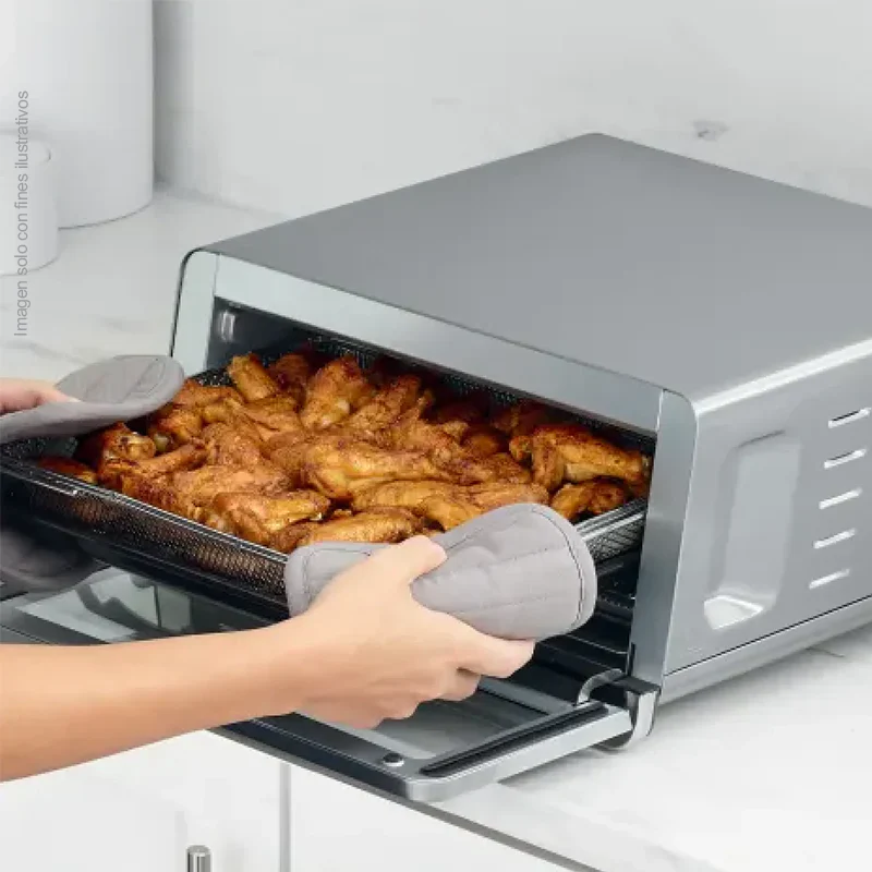 Tostahornos y freidora de aire SP151 Ninja 8 en 1 freír con aire, asar, hornear, tostar, preparar pizza, hacer bagels, gratinar y deshidratar, - Image 3