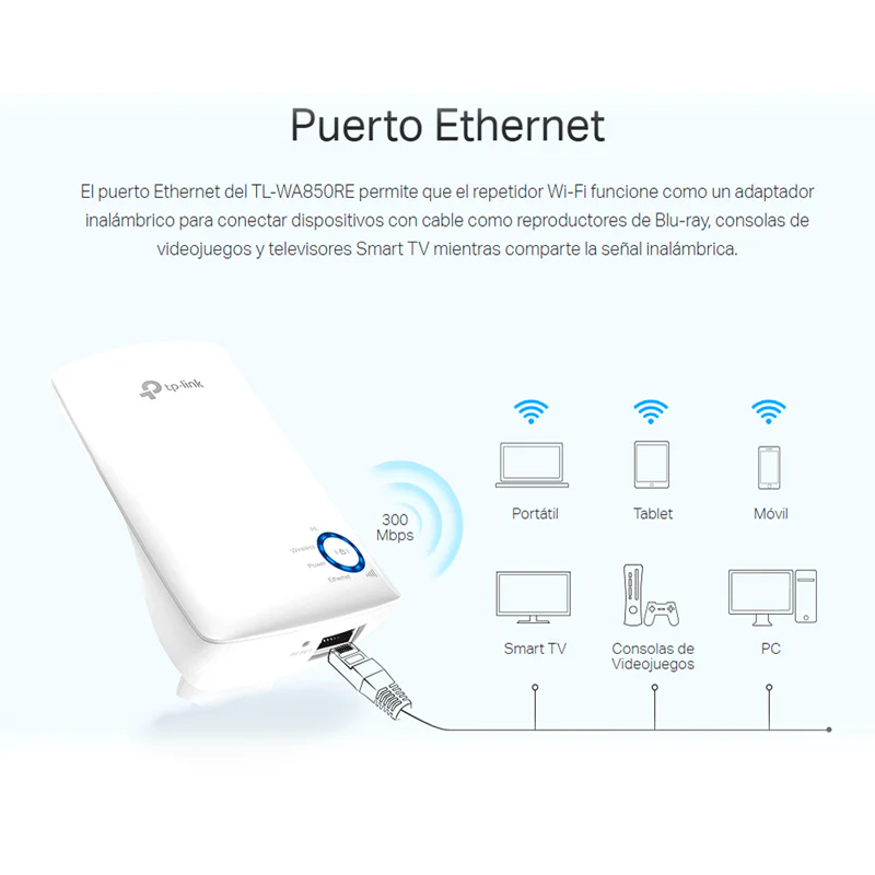 TP-LINK EXTENSOR DE SEÑAL N 300MBPS - Image 3