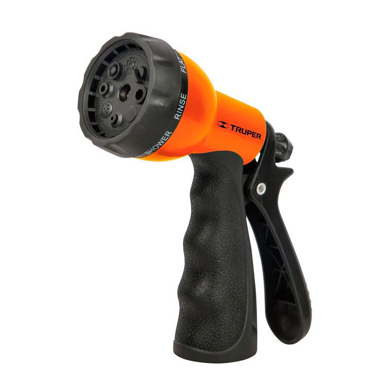 TRUPPER PISTOLA PLASTICA CON RECUBRIMIENTO 9 FUNCIONES - Image 2