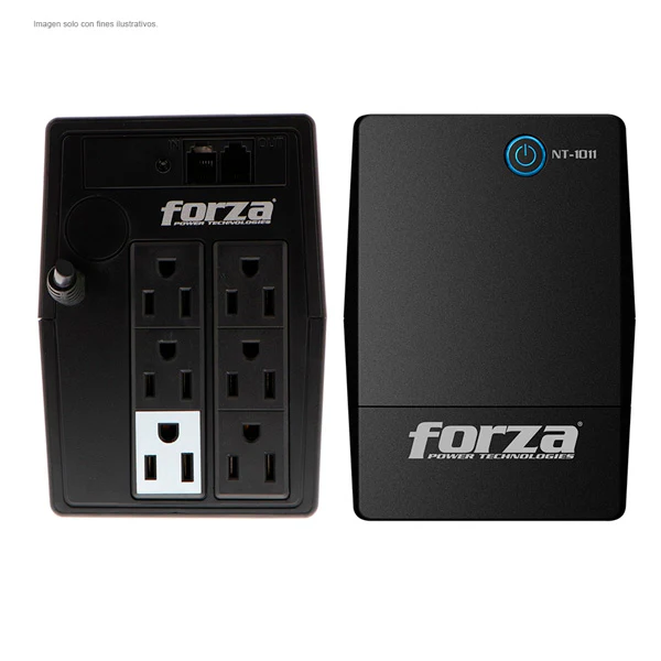 FORZA NT-1011 UPS 1000VA/500W 120V NEGRA - Image 2