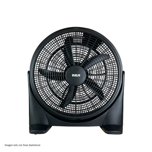 Ventilador de piso de 20" RCFAN50100 RCA 100W 5 aspas color negro