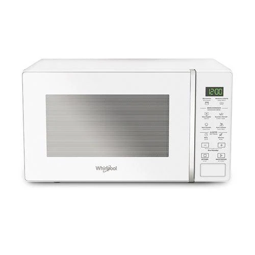 Microondas 0.7pc WM1807W Whirpool, color blanco 700W 5 niveles de potencia, 4 opciones para descongelar, 12 opciones de auto cocción.