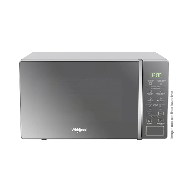 Microondas convencional 0.7pc WM1807D Whirlpool 12 opciones de auto coccion 6 opcones para suavizar 4 opciones para descongelar .