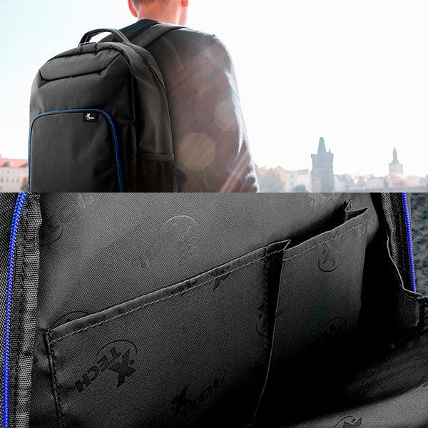 XTECH XTB-211 MOCHILA NEGRO Y AZUL 15.6 - Image 2